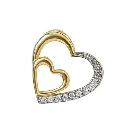 Подвеска ПЖ-9135 золото Сердце_0