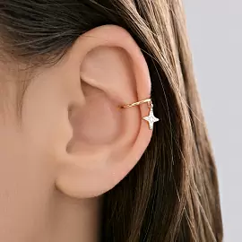 Серьги кафф 170093 золото_1
