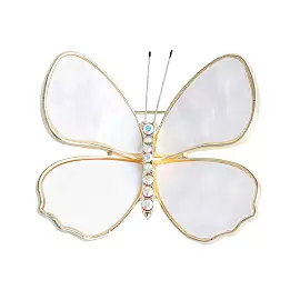 Брошь 261110100w ювелирный сплав Бабочка_0