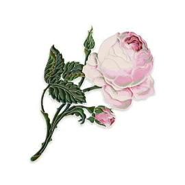 Брошь 41669 серебро розы зимнего дворца