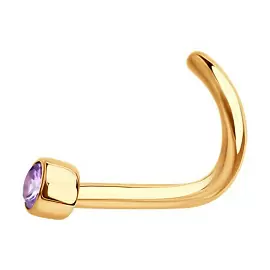 Пирсинг в нос 060120 золото_1