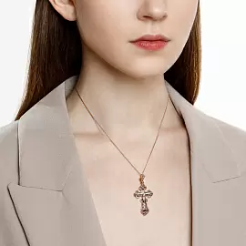 Крест христианский 121024 золото Полновесный_1