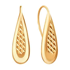 Серьги Т10062Е176 золото_0