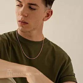 Цепь НЦ12-206А d1.00 золото Полновесная_2
