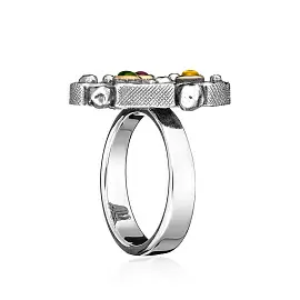 Кольцо RG021620TRM-CRD-M серебро_1