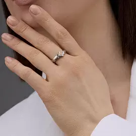 Кольцо один камень 01-4396.000Б-00 серебро_1