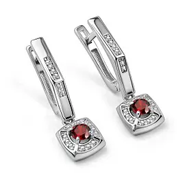 Серьги подвесные 02-4855.00ГР-00 серебро_1