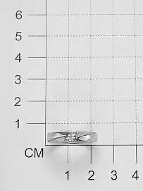 Кольцо один камень 01-3701.000Б-00 серебро_2