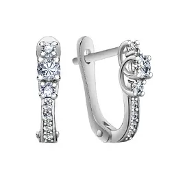 Серьги дорожка С3ХД0010В серебро_1