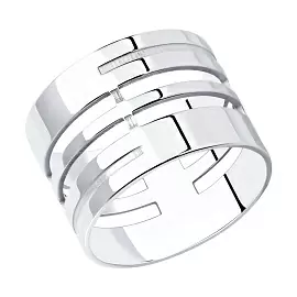 Кольцо 94013616 серебро_0