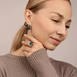 Кольцо один камень 2350 лт золото_2