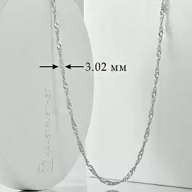 Цепь НЦ22-028Ю-3 d0.50   серебро Полновесная_3