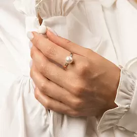 Кольцо 190-1-1084Р золото_1