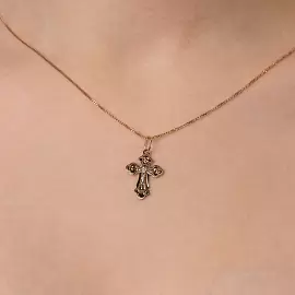 Крест христианский 23-0026 золото Полновесный_1