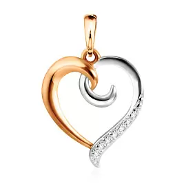 Подвеска 035084 золото Сердце_0