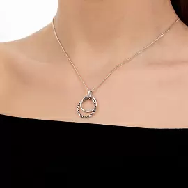 Подвеска 53014532 серебро Круг_1