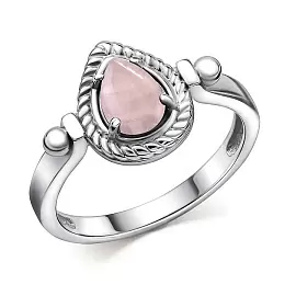 Кольцо один камень 01-4405.00РК-00 серебро_0