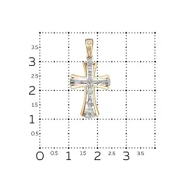 Крест христианский 8042-151-00-00 золото_2