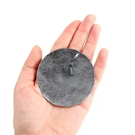 Подвеска ПЛ002-65-69 серебро Круг_1