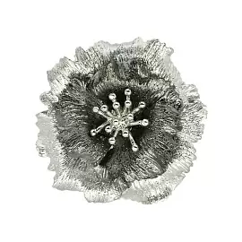 Кольцо SAN1785.WB серебро Цветок_1