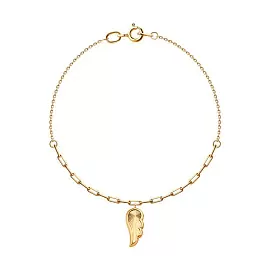 Браслет 051550 золото Крыло_0