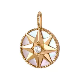 Подвеска 3002153-2 золото Диор_0