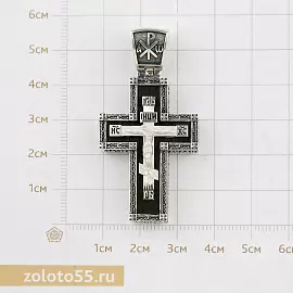 Крест христианский 311920-54 серебро Святой Николай Чудотворец_3