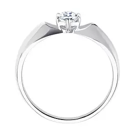 Кольцо один камень 019025-3 золото_1