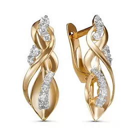 Серьги 127737 золото