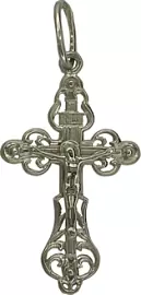 Крест христианский 1107н серебро