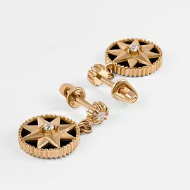 Серьги подвесные 2002153-1 золото Диор_1