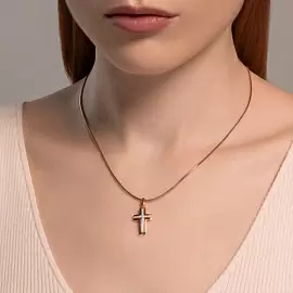 Крест декоративный 036580 золото_2