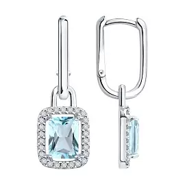 Серьги подвесные 92023243 серебро_0