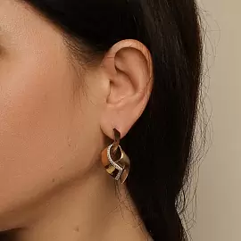 Серьги подвесные кл4150а-01 золото_1