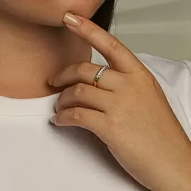 Кольцо дорожка 1-476-30 золото_1