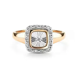 Кольцо 16359-100 золото Квадрат_2