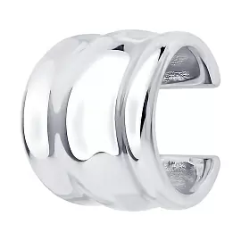 Серьги кафф 94170373 серебро_0