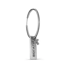 Серьги серьга одиночная 2-191-0083 серебро Крест_0