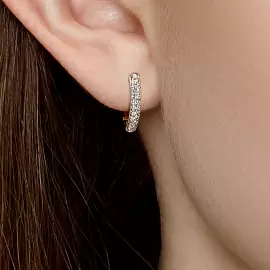 Серьги дорожка 027265 золото Дорожка_1