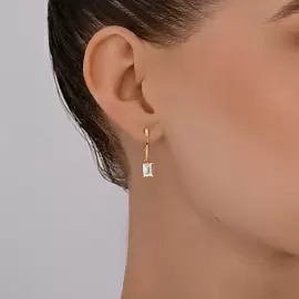 Серьги подвесные 0200515 золото_1