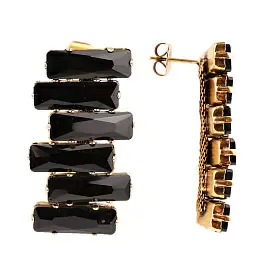 Серьги подвесные 130000124590 ч ювелирный сплав_0