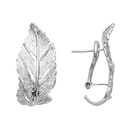 Серьги SOR1731-1F.RH серебро Лист_0