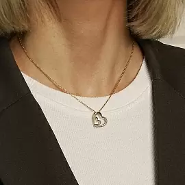 Подвеска ПЖ-9135 золото Сердце_1