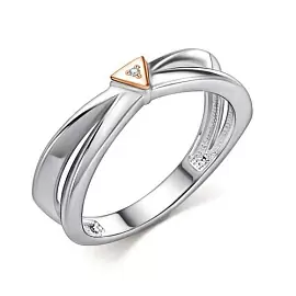 Кольцо один камень 01-5244.000Б-00 серебро_0