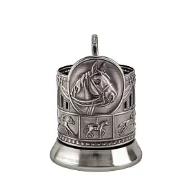 Посуда подстаканник С7408.245 ювелирный сплав Лошадь_1