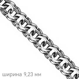 Цепь НЦ22-056Ю-3 d1.70 серебро Полновесный_1