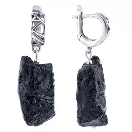 Серьги подвесные 4145с  серебро_0