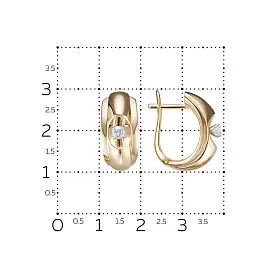 Серьги 21780-151-00-00 золото_1