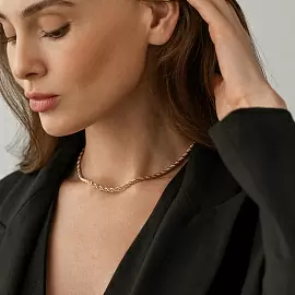 Цепь НЦ14-298-3 d0.70 золото Пустотелый_1