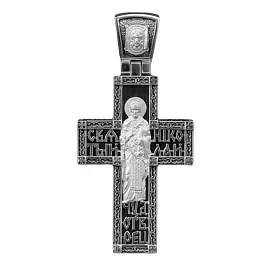 Крест христианский 311920-54 серебро Святой Николай Чудотворец_2